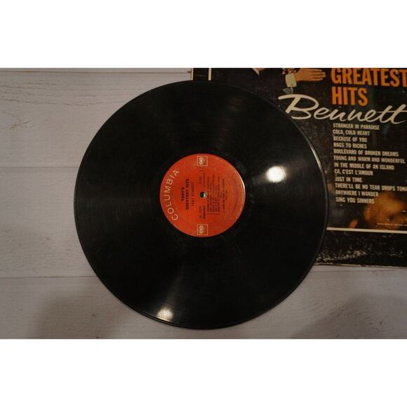 Tony Bennett - Tony's Greatest Hits Vinyl LP Record (Classic Jazz & Pop) - Picture 6 of 7